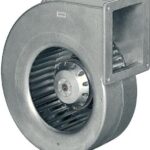 8006266318 G4E180-AB09-15, Blowers & Centrifugal Fans AC Centrifugal Blower, 180mm Round, 115VAC, 350CFM Hirschmann