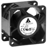 8033961995 AFB0512VHD-R00, Fan Tubeaxial 12VDC Square - 50mm L x 50mm H Ball 20.3 CFM (0.568m³/min) 3 Wire Leads Hirschmann