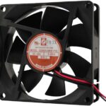 8033974324 OD8025-48HBIP68, Fan Tubeaxial 48VDC Square - 80mm L x 80mm H Ball 40.0 CFM (1.12m³/min) 2 Wire Leads Hirschmann