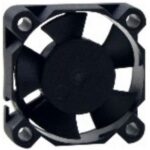8033977794 MR3010H12B1+6-RSR, Fan Tubeaxial 12VDC Square - 30mm L x 30mm H Ball 6.4 CFM (0.179m³/min) 4 Wire Leads Hirschmann