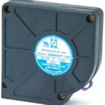 8006412735 ODB600-12HB, Blowers & Centrifugal Fans DC Blower, 120.5x120.5x31mm, 12VDC, 30CFM, 0.60W, 49dBA, 2700RPM, Ball, Wire Hirschmann
