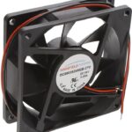 8033992009 DC0802524M2B-2T0, Fan Tubeaxial 24VDC Square - 80mm L x 80mm H Ball 69.9 CFM (1.96m³/min) 2 Wire Leads Hirschmann