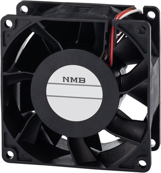 doc050761757 8034007650 08038RE-12R-GT-00, Fan Tubeaxial 12VDC Square - 80mm L x 80mm H Ball 105.9 CFM (2.97m³/min) 3 Wire Leads Hirschmann — изображение 1