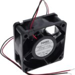 8034030174 06025SA-12S-AA-D0, Fan Tubeaxial 12VDC Square - 60mm L x 60mm H Ball 35.7 CFM (1.00m³/min) 2 Wire Leads Hirschmann