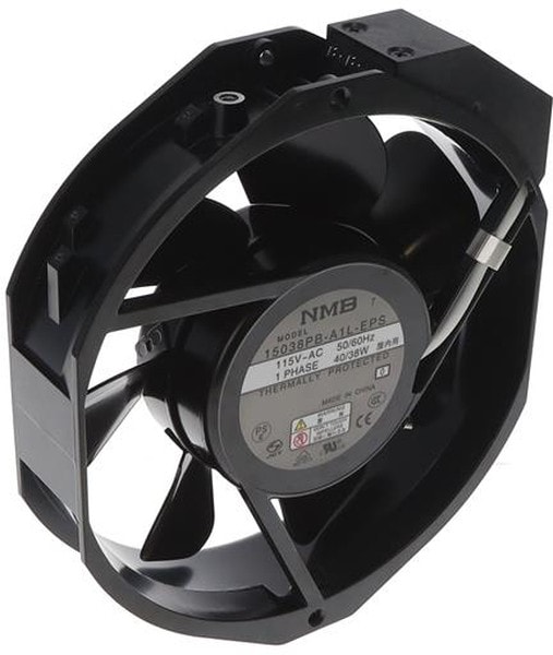 doc050816566 8034030653 15038PB-A1L-EP-S0, Fan Tubeaxial 115VAC Rectangular/Rounded - 172mm L x 150mm H Ball 212.0 CFM (5.94m³/min) 2 Terminals Hirschmann — изображение 1