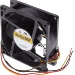 8018684617 9WPA0812P4G201, DC Fans Axial Fan, 80x80x25mm, 12VDC, Splash/Dust Proof, -40 Degree C, Tach/PWM, IP68 Hirschmann