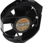 8034034920 15038PB-B3K-EA-00, Fan Tubeaxial 230VAC Rectangular/Rounded - 172mm L x 150mm H Ball 166.0 CFM (4.65m³/min) 2 Terminals Hirschmann