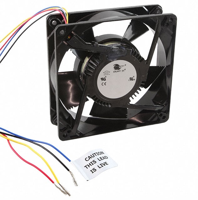 doc050891306 8034037659 17001177A, Fan Tubeaxial 24VDC Square - 127mm L x 127mm H Ball 192.0 CFM (5.38m³/min) 4 Wire Leads Hirschmann — изображение 1