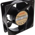 8034039865 11938MB-B3M-EA-00, Fan Tubeaxial 230VAC Square - 119mm L x 119mm H Ball 95.0 CFM (2.66m³/min) 2 Terminals Hirschmann