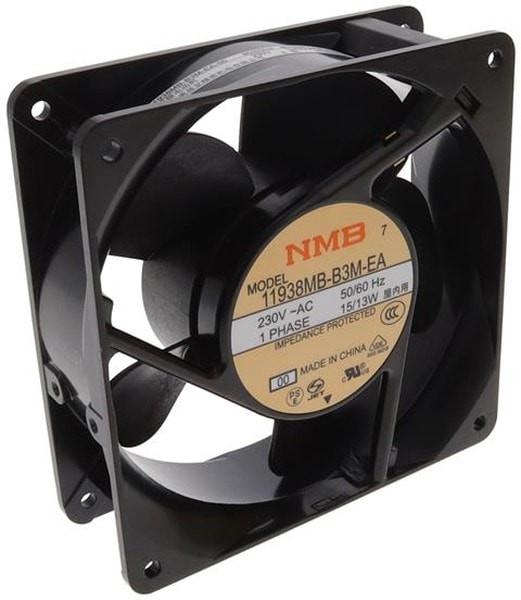 doc050899753 8034039865 11938MB-B3M-EA-00, Fan Tubeaxial 230VAC Square - 119mm L x 119mm H Ball 95.0 CFM (2.66m³/min) 2 Terminals Hirschmann — изображение 1