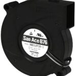 8007277216 9BD24HC6-1, Blowers & Centrifugal Fans DC Blower, 76x20mm, 24VDC, Tachometer Hirschmann