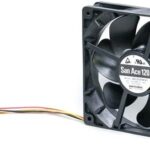 8007285595 9S1212P4F01, DC Fans DC Axial Fan, 120x120x25mm, 12VDC, Silent Series, Tachometer, PWM Hirschmann