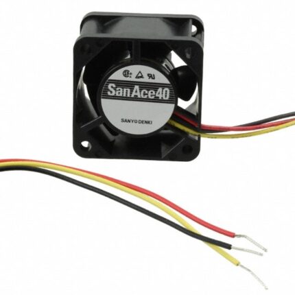 8007092441 109P0412H3D013, DC Fans DC Axial Fan, 40x40x28mm, 12VDC, Groove for Lead, Locked Rotor Sensor Hirschmann