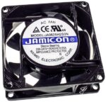 8233555385 JA0825H2S0N-T, вентилятор 220В клеммы 80х80х25мм подшипник скольжения Hirschmann — изображение 8