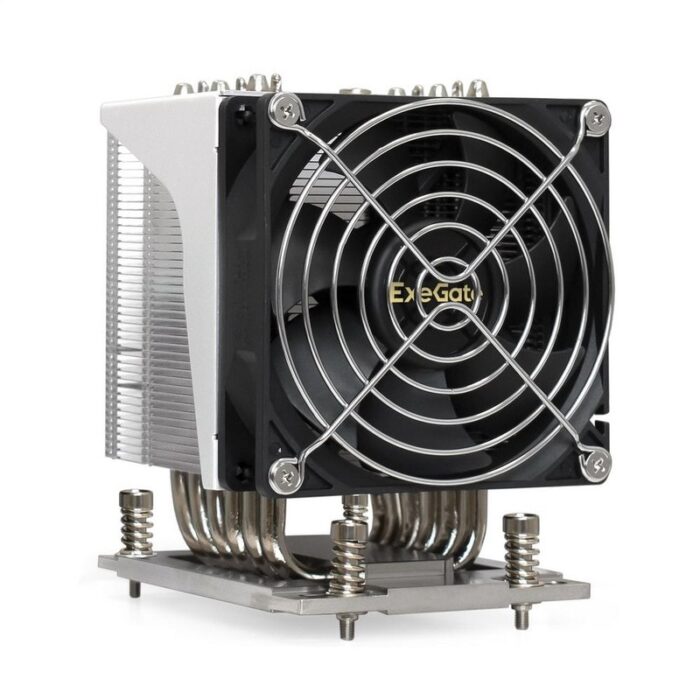 8015946671 EX293437RUS, Кулер ExeGate ESNK-P0064AP4. PWM.4U.SP3.Cu (Al+Cu, 4U, 5 тепл. трубок, LGA SP3, TDP 280W, PWM, 1900-3800RPM, 2 ball bearing, 4p Hirschmann — изображение 9
