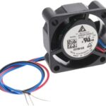 8034050670 AFB02512HHA-CF00, Fan Tubeaxial 12VDC Square - 25mm L x 25mm H Ball 2.4 CFM (0.067m³/min) 3 Wire Leads Hirschmann