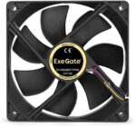 8009510013 EX283391RUS, Вентилятор 12В DC ExeGate EX12025B4P-PWM (120x120x25 мм, 2-Ball (двойной шарикоподшипник), 4pin, PWM, 0-1500 RPM, 0-25dBA) Hirschmann — изображение 7