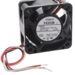 8034051823 04020VA-12P-AL-00, Fan Tubeaxial 12VDC Square - 40mm L x 40mm H Ball 11.3 CFM (0.316m³/min) 3 Wire Leads Hirschmann