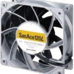 8009050962 9LG1248P1G001, DC Fans Axial, 120x120x38mm, 48VDC, 37mmAq, Ribless, Long Life 180Khr, 4xWire, Tach/PWM Hirschmann
