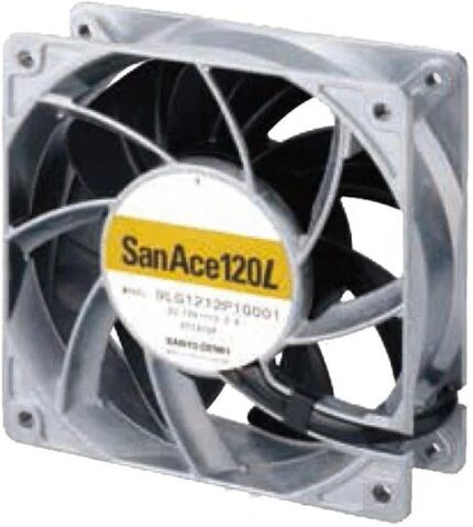 8007350698 9LG1224P1S001, DC Fans Axial Fan, 120x120x38mm, 24VDC, Ribless, Long Life 180Khr, 4xWire, Tach/PWM Hirschmann