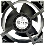 8034055501 EUB0912HF-03P1, Fan Tubeaxial 12VDC Square - 92mm L x 92mm H Superflo 47.0 CFM (1.32m³/min) 4 Wire Leads Hirschmann