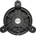 8034058596 KSB1212ME-03P1, Fan Blower 12VDC Round - 167mm Dia Superflo 44.9 CFM (1.26m³/min) 4 Wire Leads Hirschmann