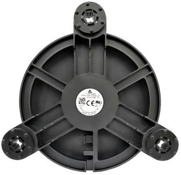 doc051085085 8034058596 KSB1212ME-03P1, Fan Blower 12VDC Round - 167mm Dia Superflo 44.9 CFM (1.26m³/min) 4 Wire Leads Hirschmann — изображение 1
