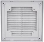 8010900230 Решетка вентиляционная вытяжная150x150 с рамкой материал АВS- пластик 1515ВР Hirschmann — изображение 3