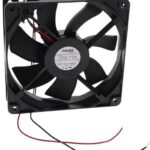 8034067195 11925SA-12P-EAD-0, Fan Tubeaxial 12VDC Square - 119mm L x 119mm H Ball 102.0 CFM (2.86m³/min) 2 Wire Leads Hirschmann