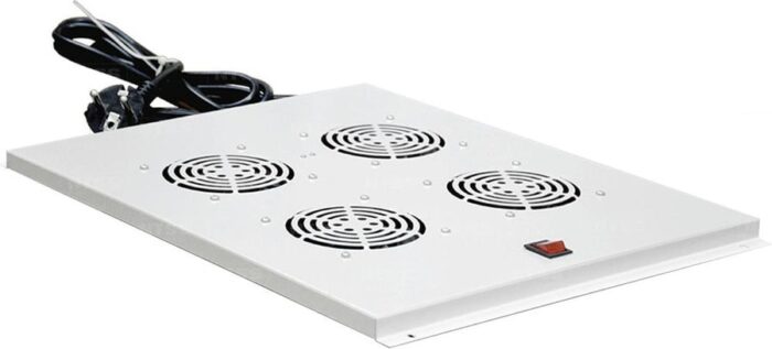 8056077430 Вентиляторный модуль NTSS NTSS-FAN4/800 ПРЕМИУМ 4 элемента потолочный без термостата для напольных шкафов с глубиной 800мм Hirschmann — изображение 3