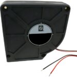 8034068078 ODB600-24HB, Fan Blower 24VDC Square/Rounded - 120.5mm L x 120.5mm H Ball 35.0 CFM (0.980m³/min) 2 Wire Leads Hirschmann