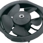 8034069727 AFL2212LW-00GYQ, Fan Tubeaxial 12VDC Rectangular/Rounded - 203mm L x 195mm H Ball 170.1 CFM (4.76m³/min) 3 Wire Leads Hirschmann