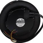 8034073093 9ADTS23P0G001, Fan Motorized Impellers 230VAC Round - 225mm Dia Ball 812.0 CFM (22.74m³/min) 4 Wire Leads Hirschmann