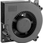 8034073332 DB1203212H2B-2T0, Fan Blower 12VDC Square/Rounded - 119mm L x 119mm H Ball 32.1 CFM (0.899m³/min) 2 Wire Leads Hirschmann