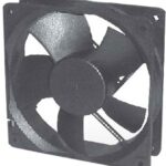 8034073677 FAD1-12032DBMW12, Fan Tubeaxial 24VDC Square - 120mm L x 120mm H Ball 99.1 CFM (2.77m³/min) 2 Wire Leads Hirschmann