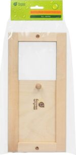 8000128080 Вентиляционная решетка с задвижкой, липа, 31,5 16,5 в кор. /5 32141 Hirschmann