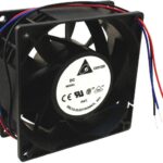 8034159142 PFB0924DHE-R00, Fan Tubeaxial 24VDC Square - 92mm L x 92mm H Ball 175.0 CFM (4.90m³/min) 3 Wire Leads Hirschmann