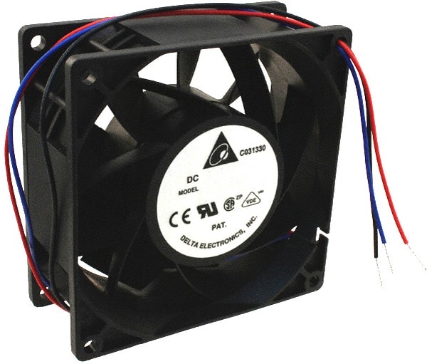 doc051269723 8034159142 PFB0924DHE-R00, Fan Tubeaxial 24VDC Square - 92mm L x 92mm H Ball 175.0 CFM (4.90m³/min) 3 Wire Leads Hirschmann — изображение 1
