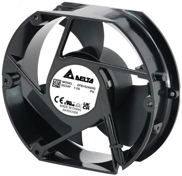 doc051292439 8034204317 EFB1524SHGP0, Fan Tubeaxial 24VDC Rectangular/Rounded - 172mm L x 150mm H Ball 322.4 CFM (9.03m³/min) 4 Wire Leads Hirschmann — изображение 1