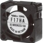 8007492051 F17HA-05HC, DC Fans Brushless DC Fan, 17 X 17 X 8mm, 5V DC, .018m3/min Air flow, 17 Pa Static pressure, 15db Noise, 1 sleeve bearing Hirschmann