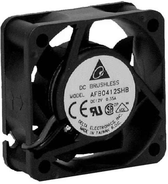 doc051408031 8007727285 AFB0424LB, DC Fans DC Tubeaxial Fan, 40x15mm, 24VDC, Ball Bearing, Lead Wires Hirschmann — изображение 1