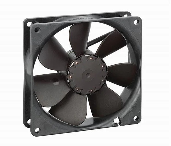 doc051449577 8008709321 3414NHH-386, Fan Tubeaxial 24VDC Square - 92mm L x 92mm H Ball 60.1 CFM (1.68m³/min) 2 Wire Leads Hirschmann — изображение 1