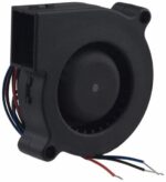 8007962259 BFB0524H-R00, Blowers & Centrifugal Fans DC Blower, 51x15mm, 24VDC, Ball Bearing, 3x Lead Wires, Locked Rotor Sensor Hirschmann