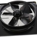 8005789289 W4E350-DA20-52, Fan Tubeaxial 115VAC Square - 485mm L x 485mm H Ball 4 Wire Leads with Splice Terminals Hirschmann
