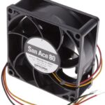 8049621400 Вентилятор Sanyo Denki San Ace 80 9GA0812L2001 12V DC 0.08A 80X32 3pin Hirschmann