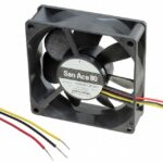 8017316826 Вентилятор Sanyo Denki San Ace 109R0812E401 DC 12V 0.24A 3pin 80x25 Hirschmann — изображение 3