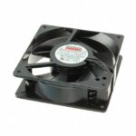 8005744926 UF12AM12-BTHR-F, Fan Tubeaxial 115VAC Square - 120mm L x 120mm H Ball 103.0 CFM (2.88m³/min) 2 Terminals Hirschmann