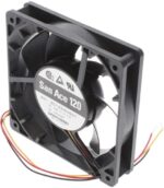 8006260255 9G1224H401, DC Fans Axial Fan, 120x120x25mm, 24VDC, 88CFM, 4.08W, 40dBA, 2850RPM, Performance, Tach Hirschmann — изображение 2