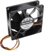 8007399859 109R0805F4011, DC Fans Axial Fan, 80x80x25mm, 5VDC, 32.5CFM, 1.25W, 26dBA, Ribless, Leads, Tach Hirschmann — изображение 2