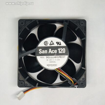 8025932440 Вентилятор Sanyo Denki San Ace 120 9G1224H1M037 24V DC 0.22A 120X38 3pin Hirschmann